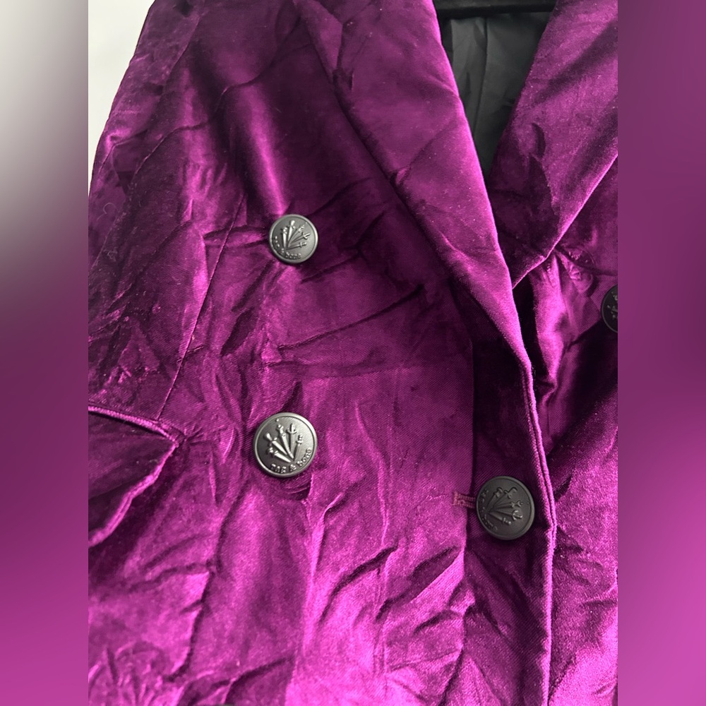 Rag and bone opal velvet jacket - Picture 10 of 11